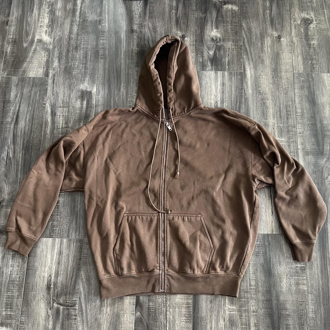 Brandy Melville Women's Brown Sweatshirt Depop