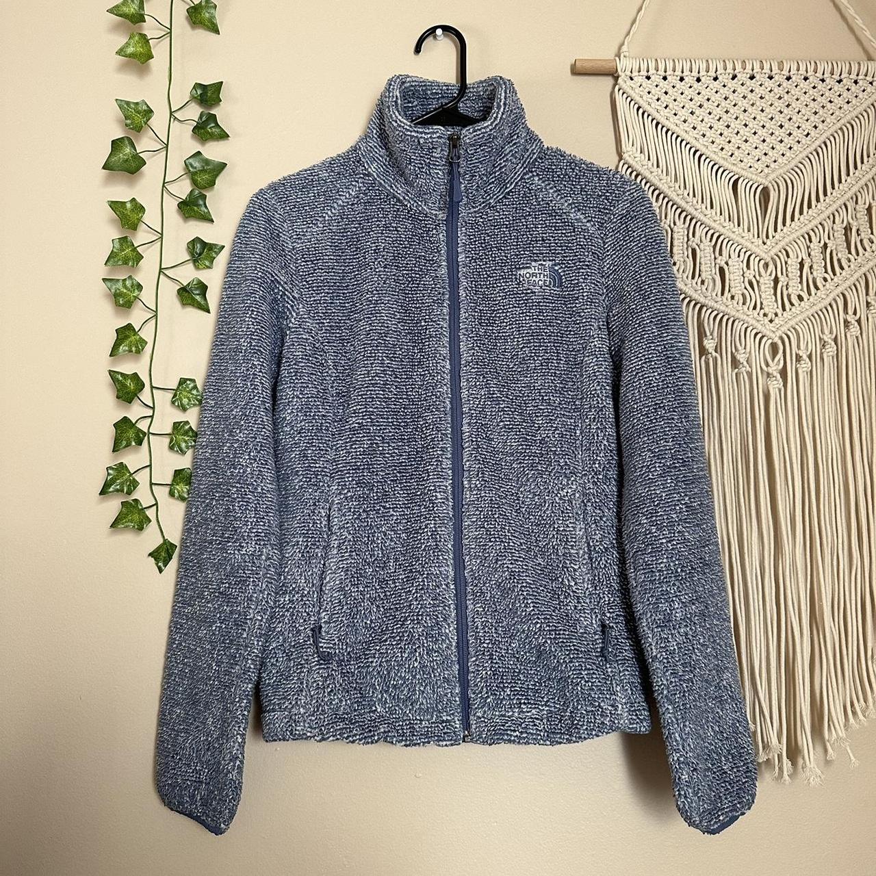 The North Face Women's Blue and White Jacket