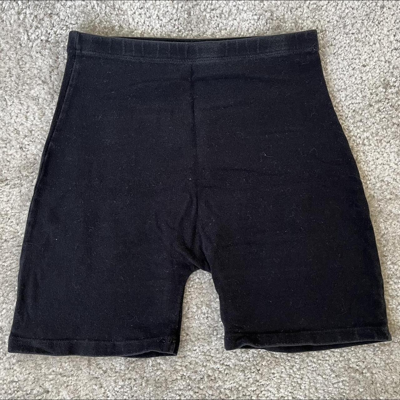 Brandy Melville Bike Shorts Soft (cotton) black... - Depop