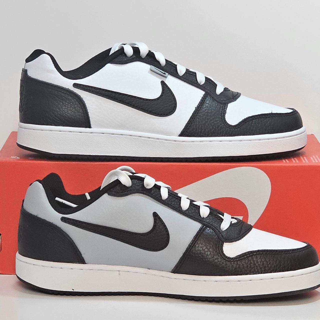 Nike Ebernon Low PRM `White Black Wolf Grey` | Depop