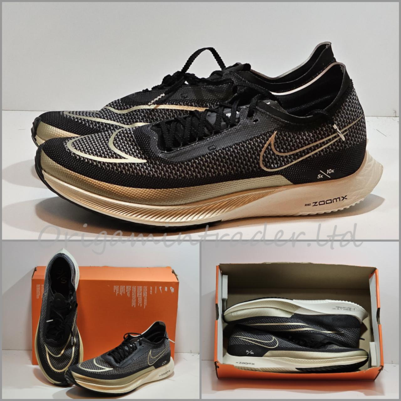 Nike ZoomX Streakfly `Black/Metallic Gold` | Depop