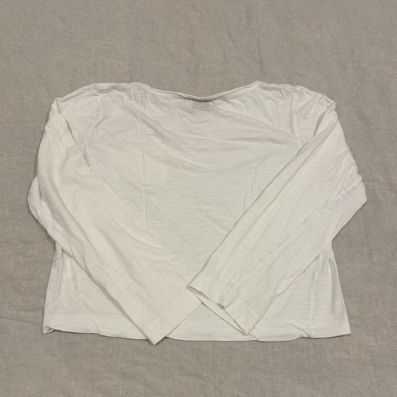Aje white shirt Pre-loved, still great condition... - Depop