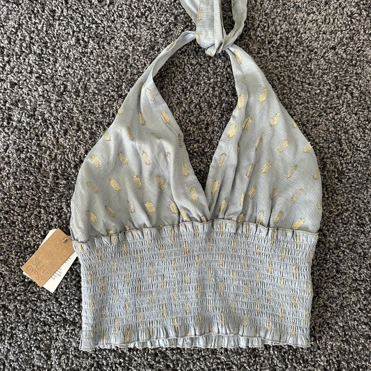 Surf Gypsy Women's Blue and Gold Vest