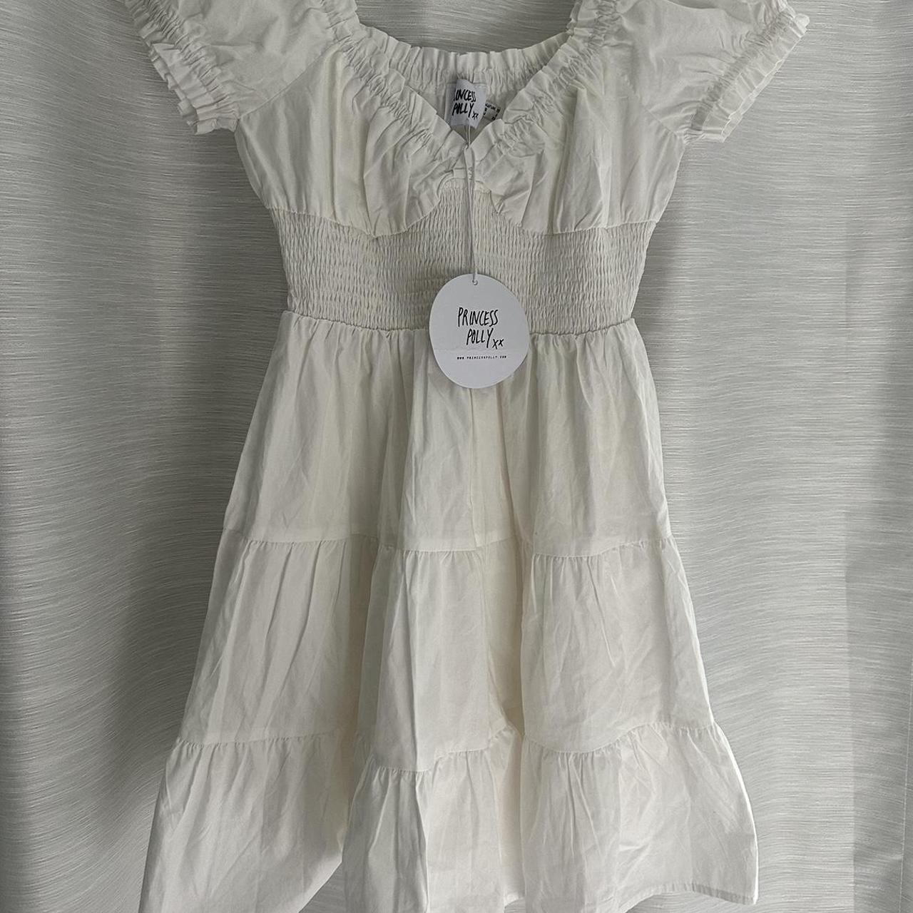 NWT Princess Polly White Dress Size 6 Never worn,... - Depop