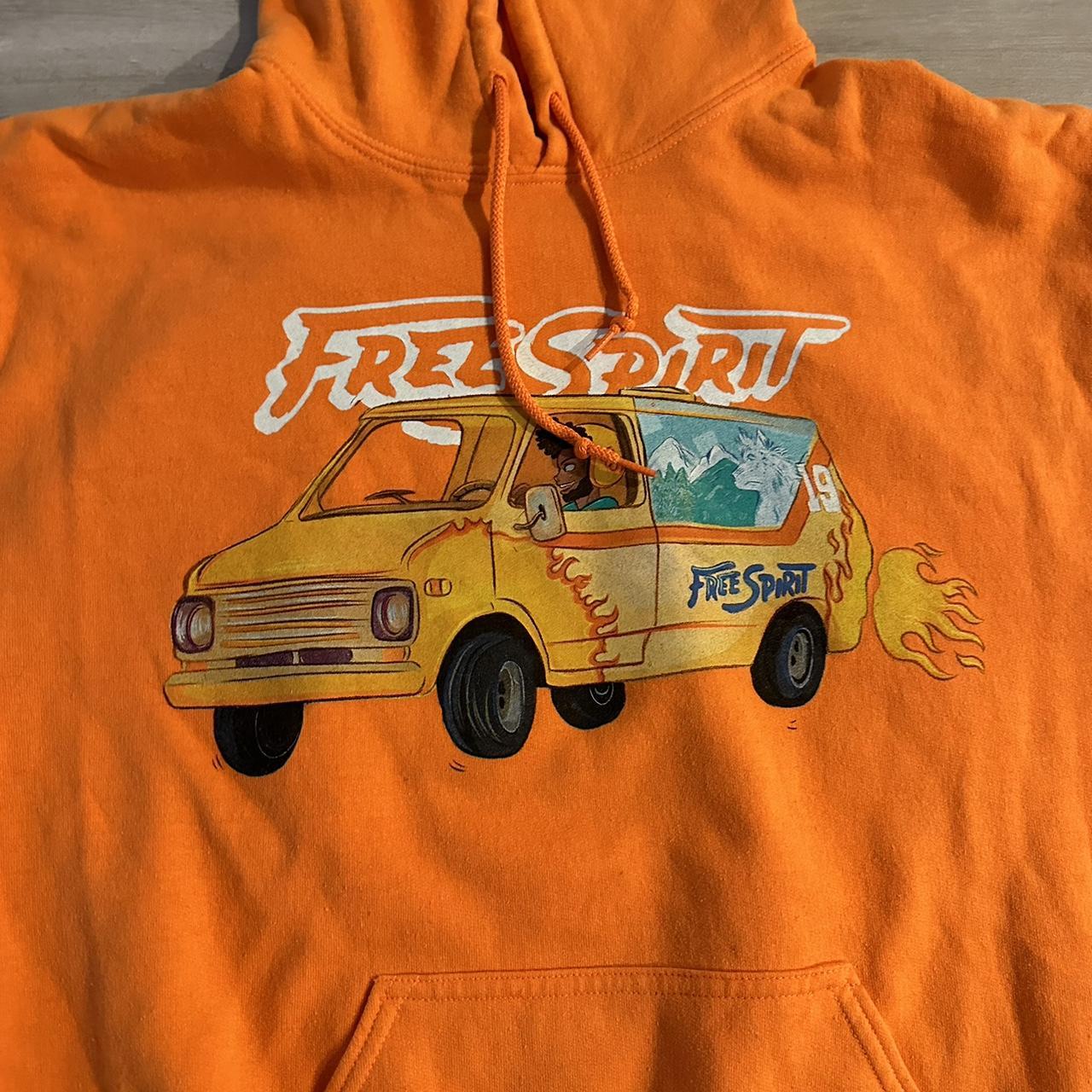 Free spirit store orange hoodie