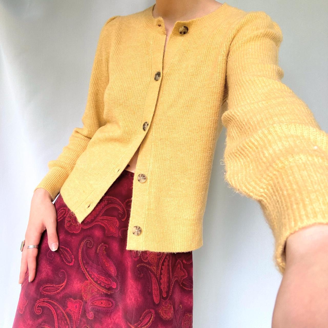 Loft yellow clearance cardigan