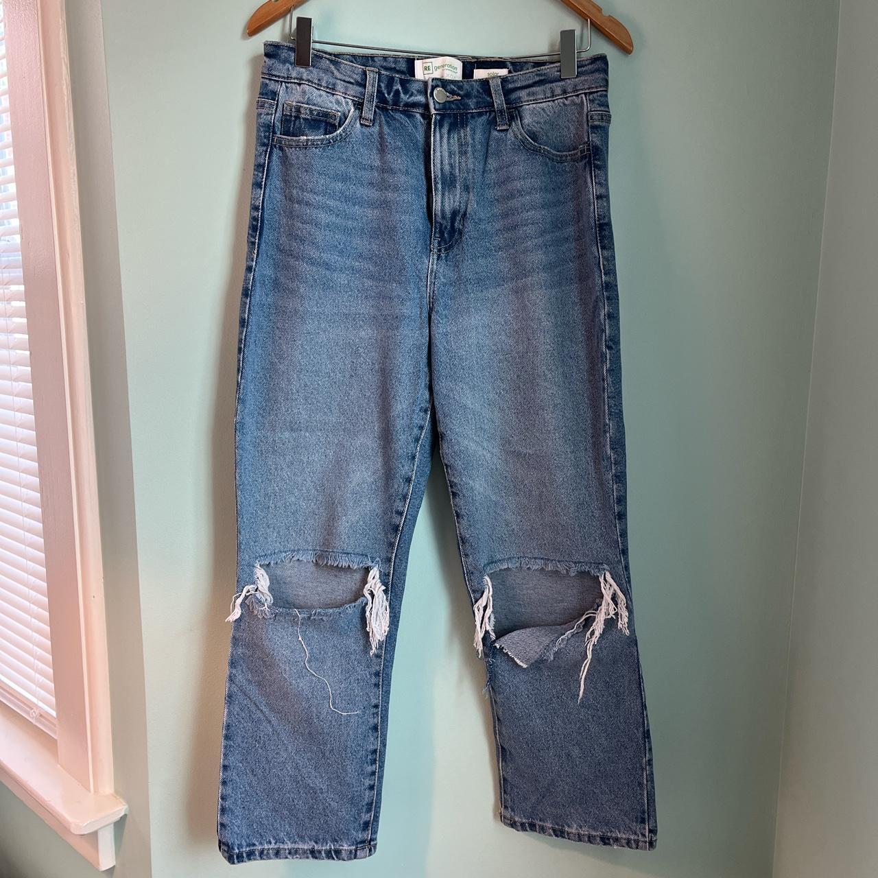 Marshall Women's Blue Jeans Depop