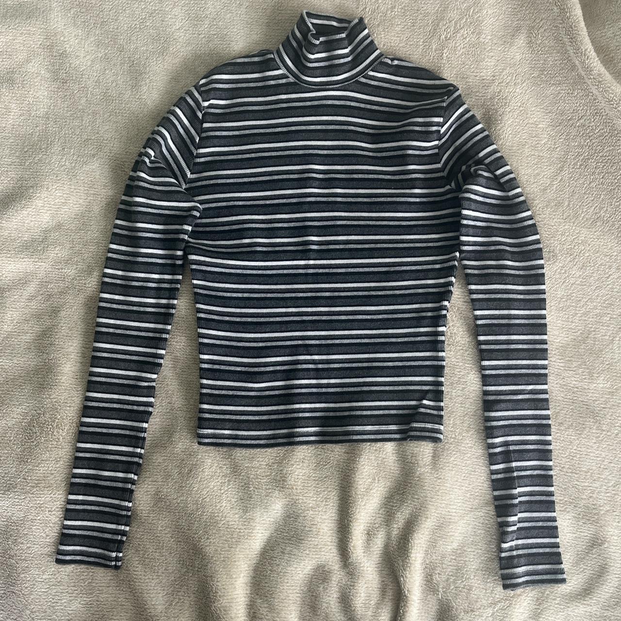 brandy melville striped turtleneck