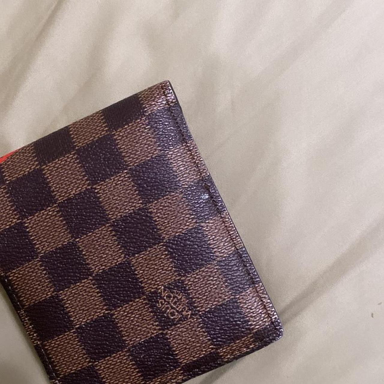 Louis Vuitton International Wallet - White Suhali - Depop