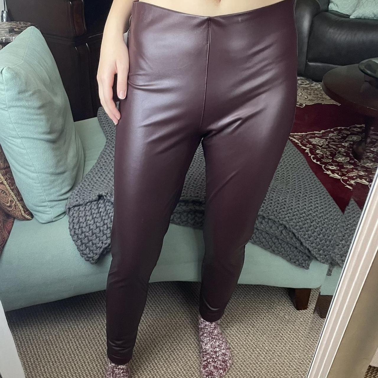 Vince camuto faux leather on sale pants