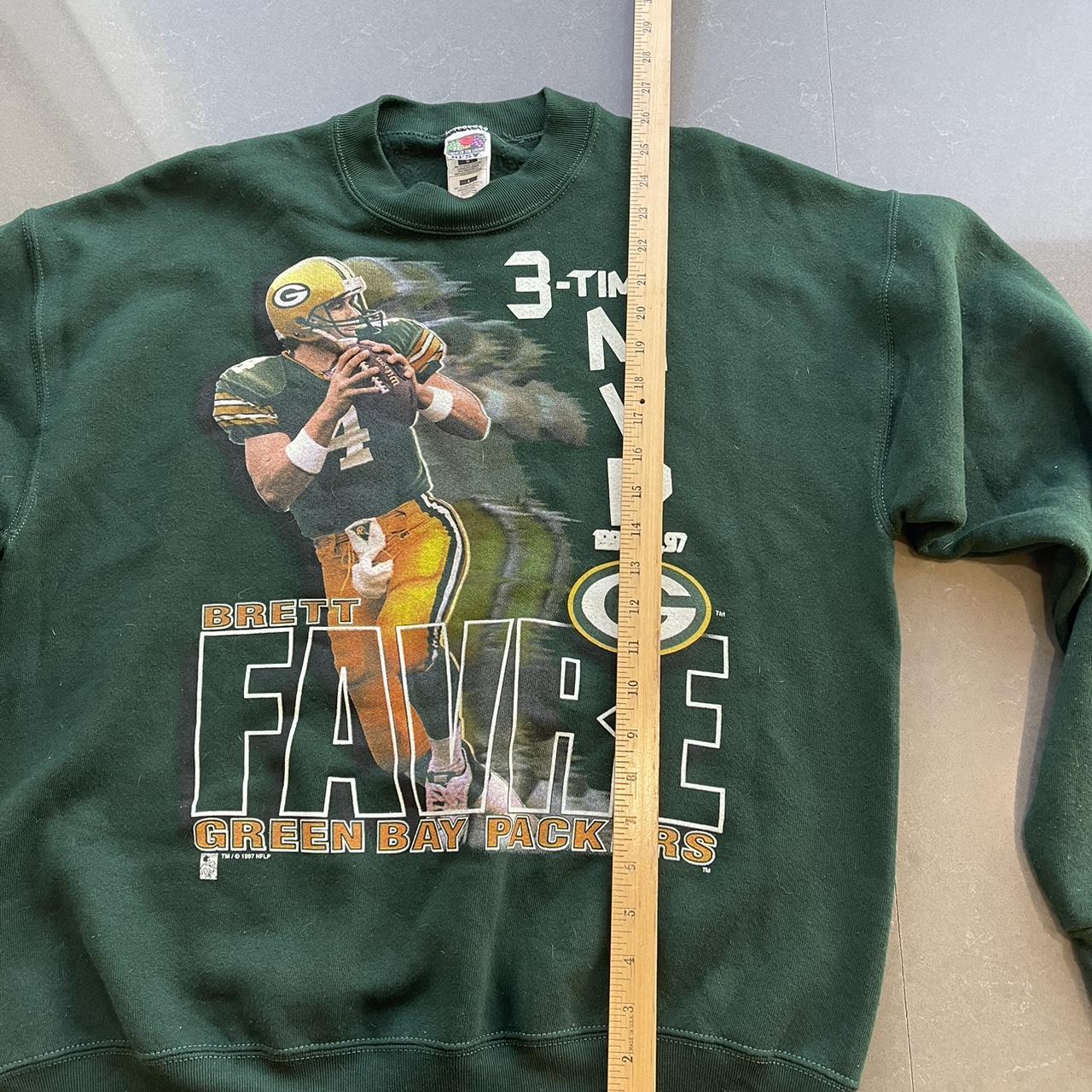 Vintage 90s 1995 Green Bay Packers Brett Favre - Depop