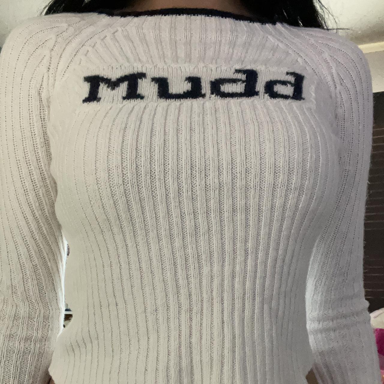 Vintage mudd sweater front and back super cute... - Depop