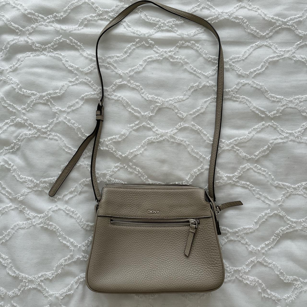 DKNY Women's Cream Bag Depop
