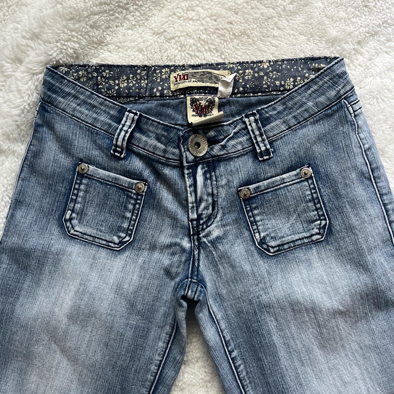 Y2K Baggy Lowrise Jeans Brand is 3% Denim Size - Depop
