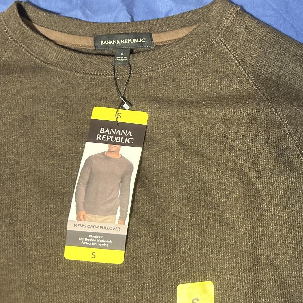 Banana republic men's crew neck online sweater