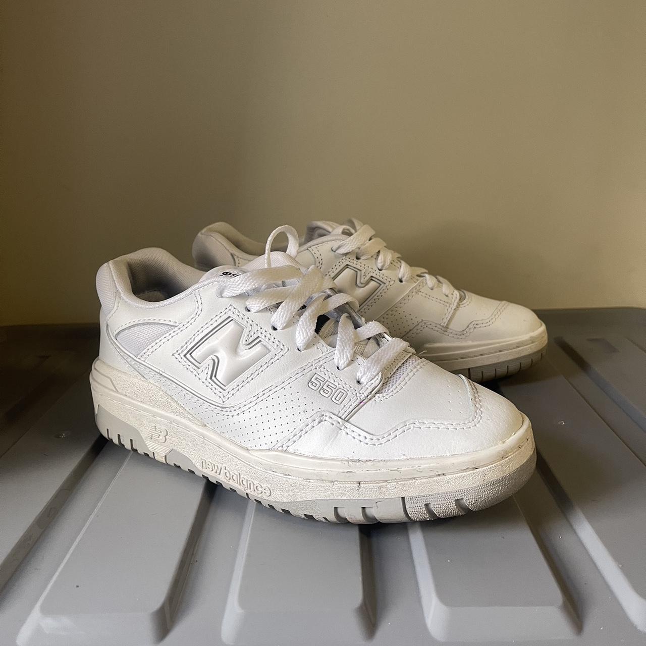 new balance 550 triple white