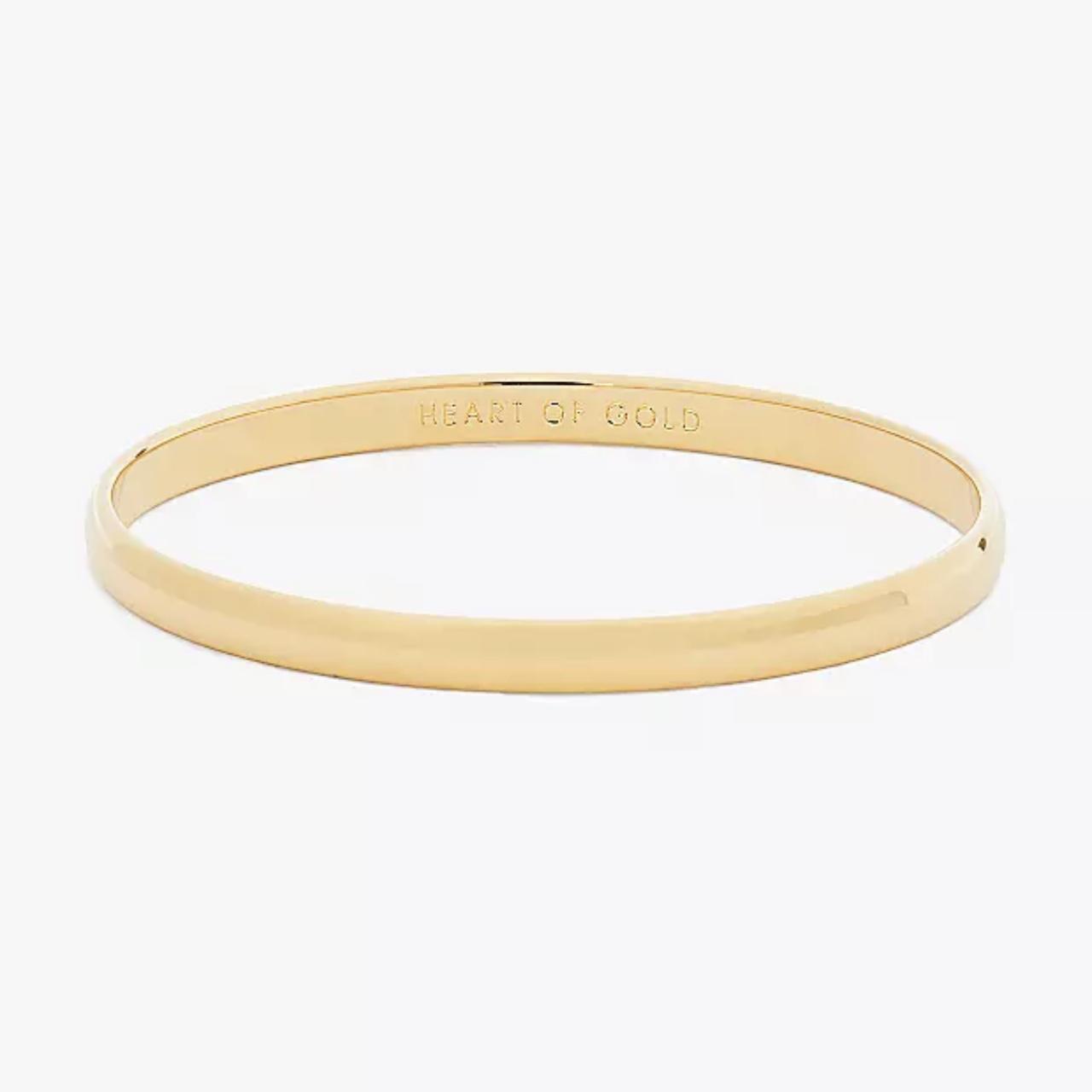 kate spade heart of gold bangle plated... - Depop