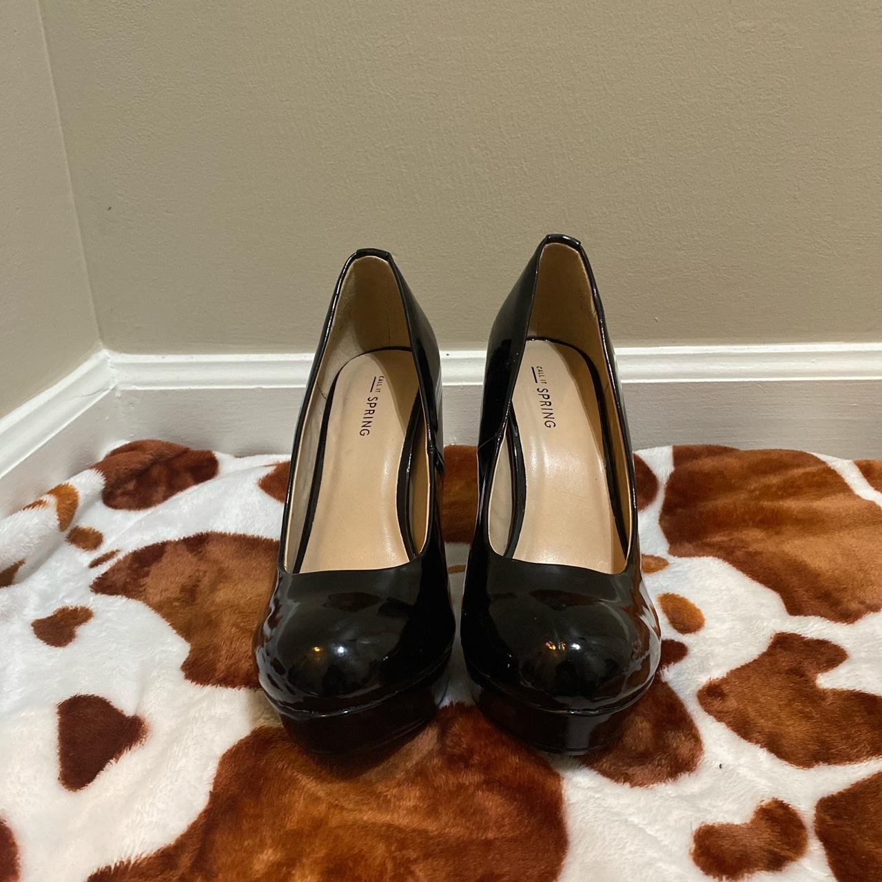 Call it hotsell spring black pumps