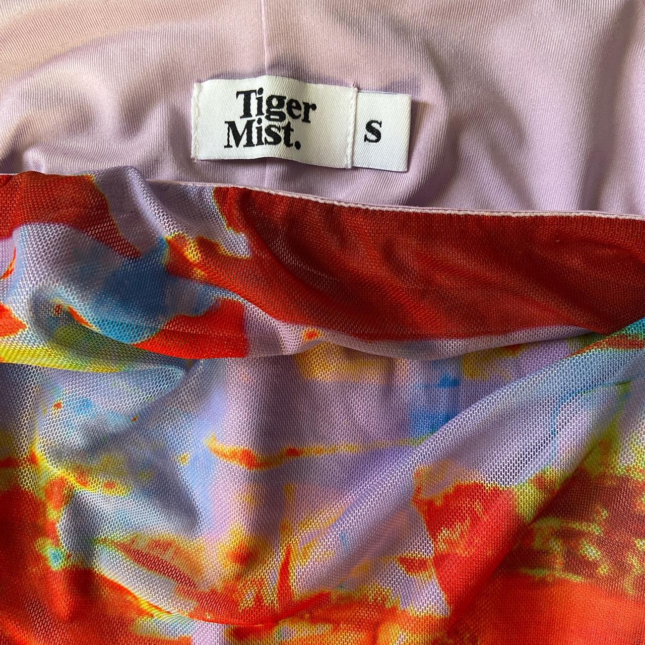 Tiger Mist Women's Purple and Orange Dress Depop