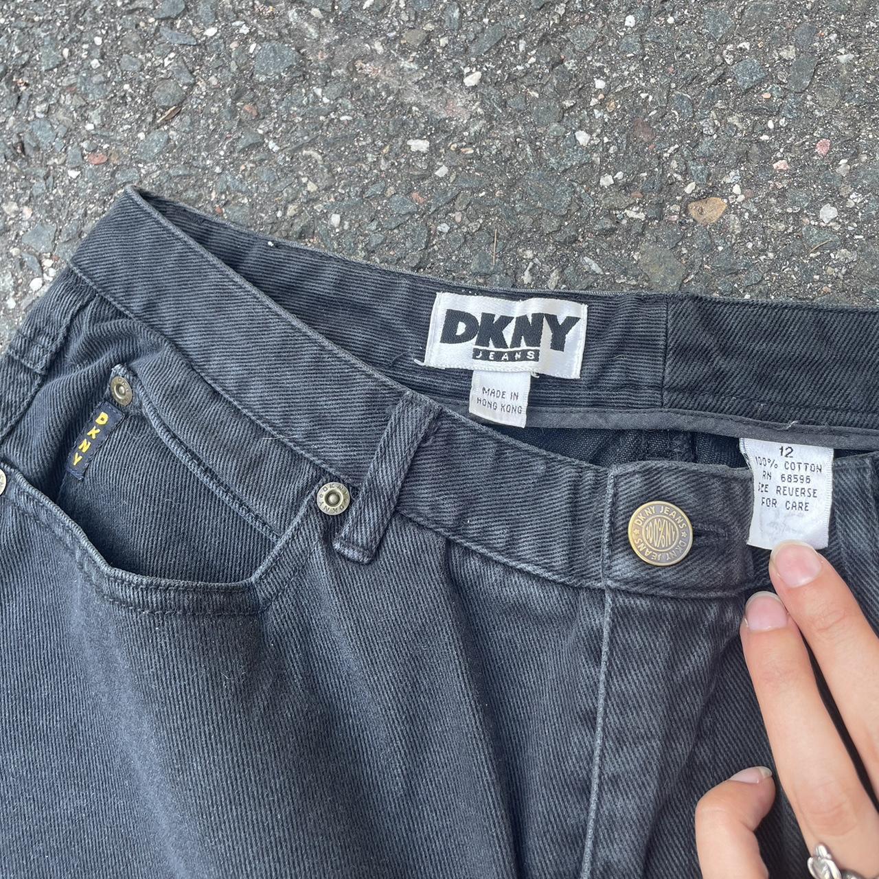 DKNY Jeans Pants Mid-Rise Pull On Ponte Pant - Plum - Depop