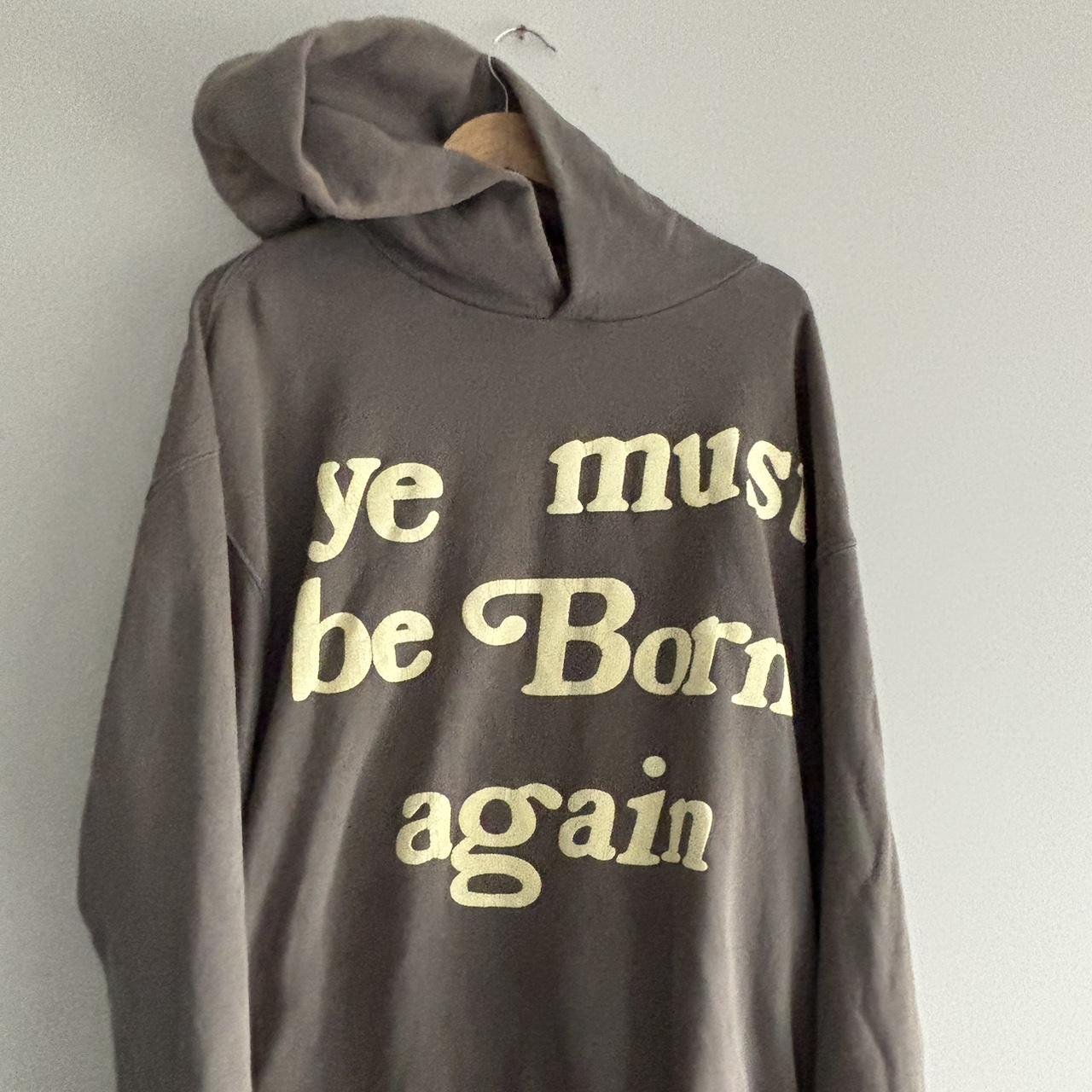 Cactus plant flea market on sale x kanye west “ye must be born again” hoodie brown