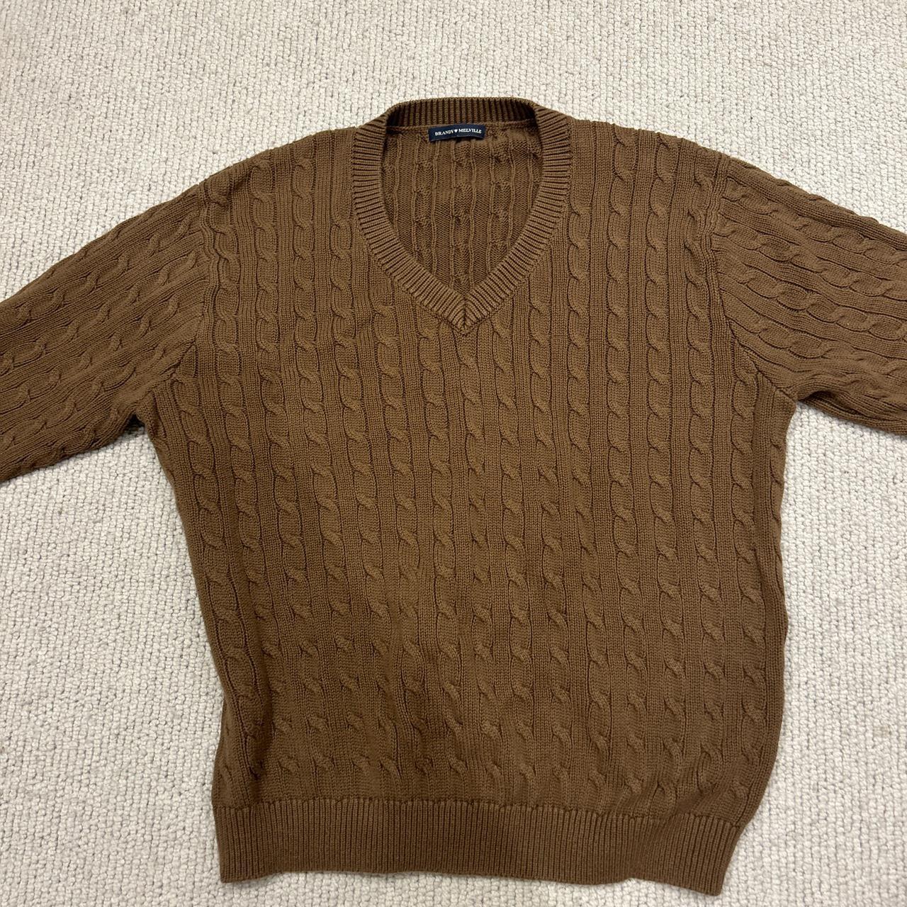 brandy melville brown sweater, really comfy and... Depop