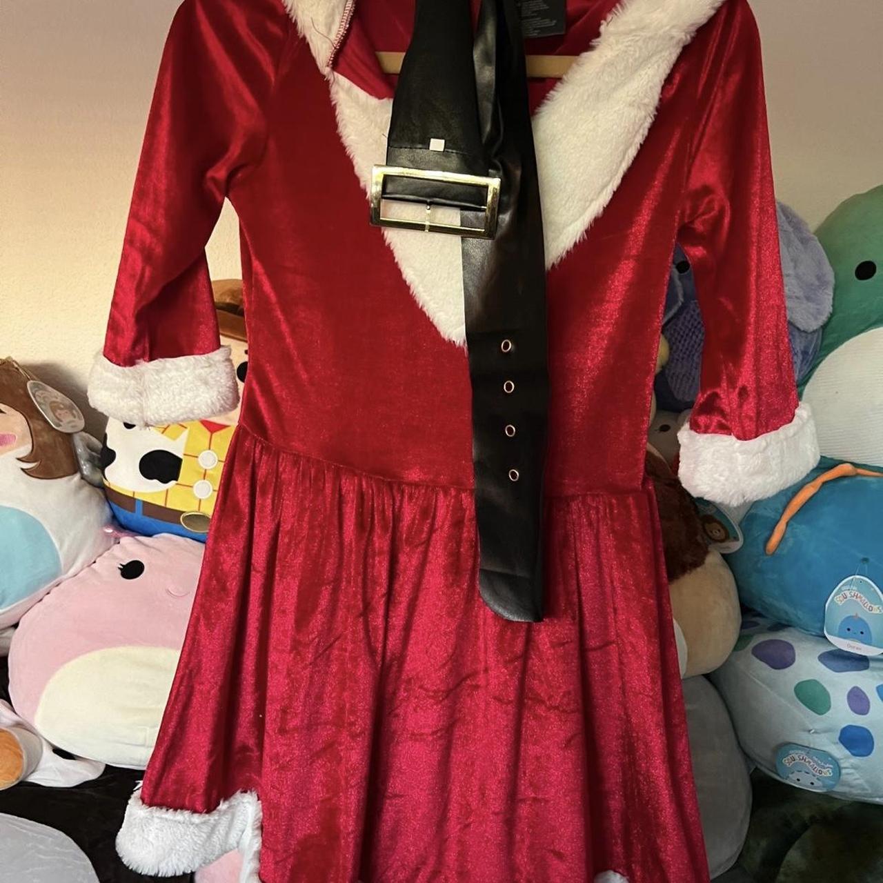 Santa Clause Costume Dress size: small belt and... - Depop