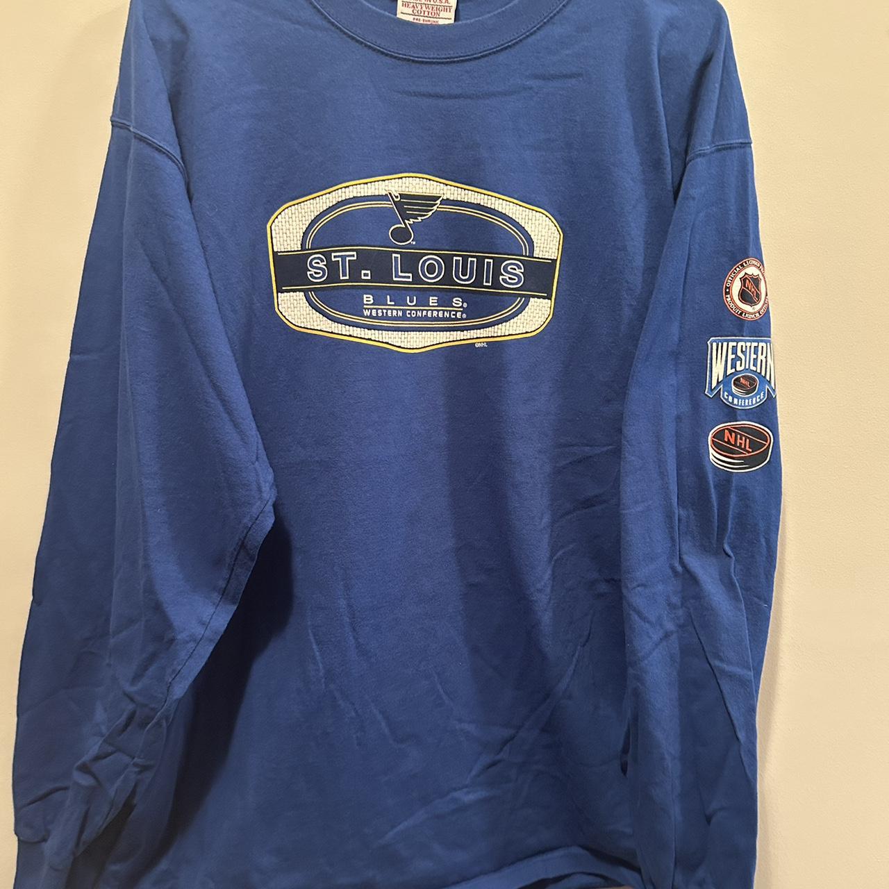 St. Louis Blues 90s vintage jersey. - Depop