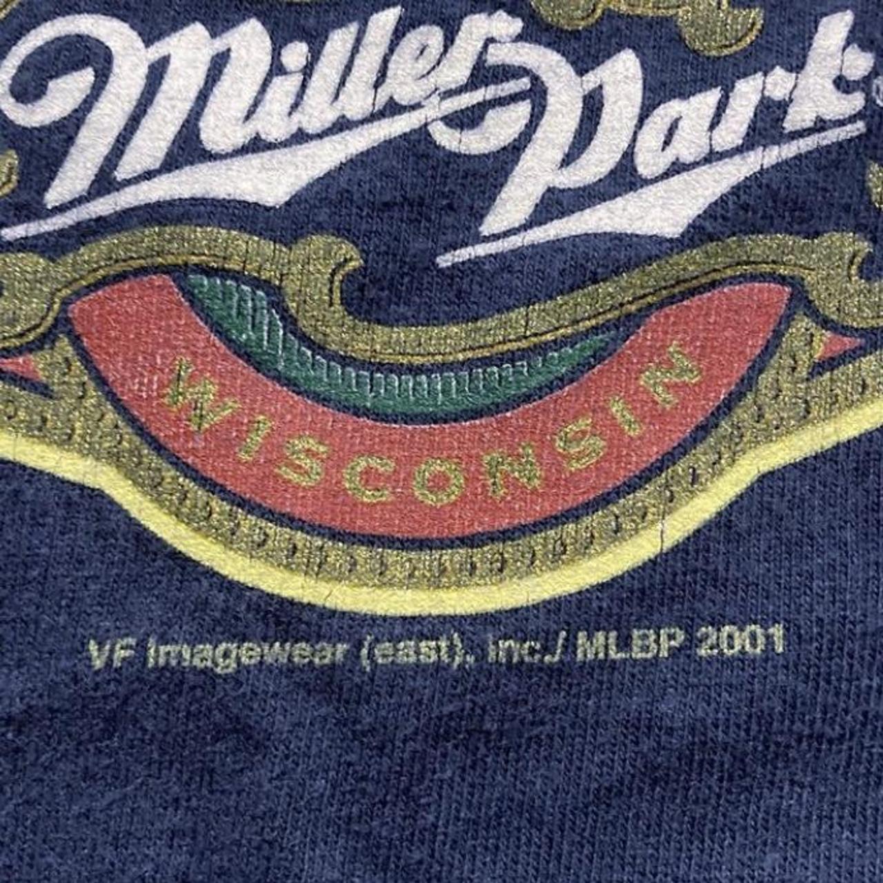 2001 Milwaukee Brewers Inaugural Season Miller Park tee - Depop