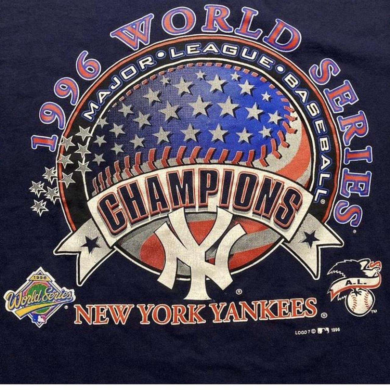 Vintage 1996 New York Yankees World Series Champions - Depop