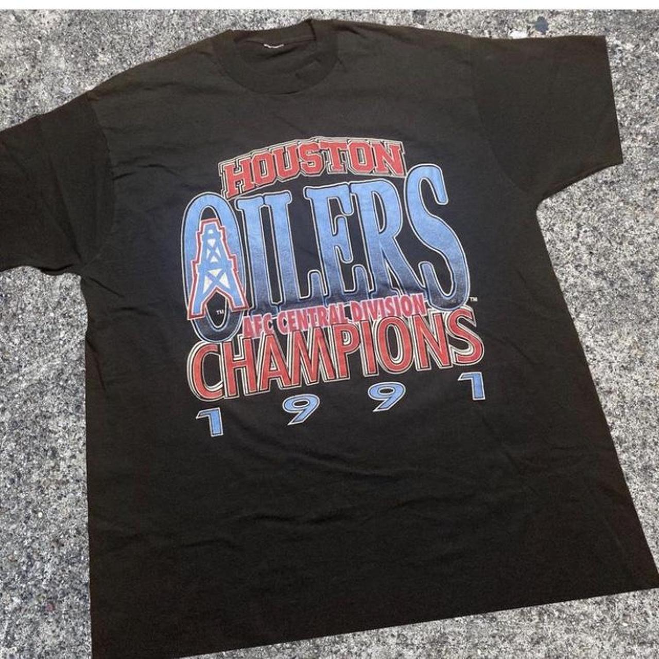 1991 Vintage Houston Oilers AFC Central Division Champions 