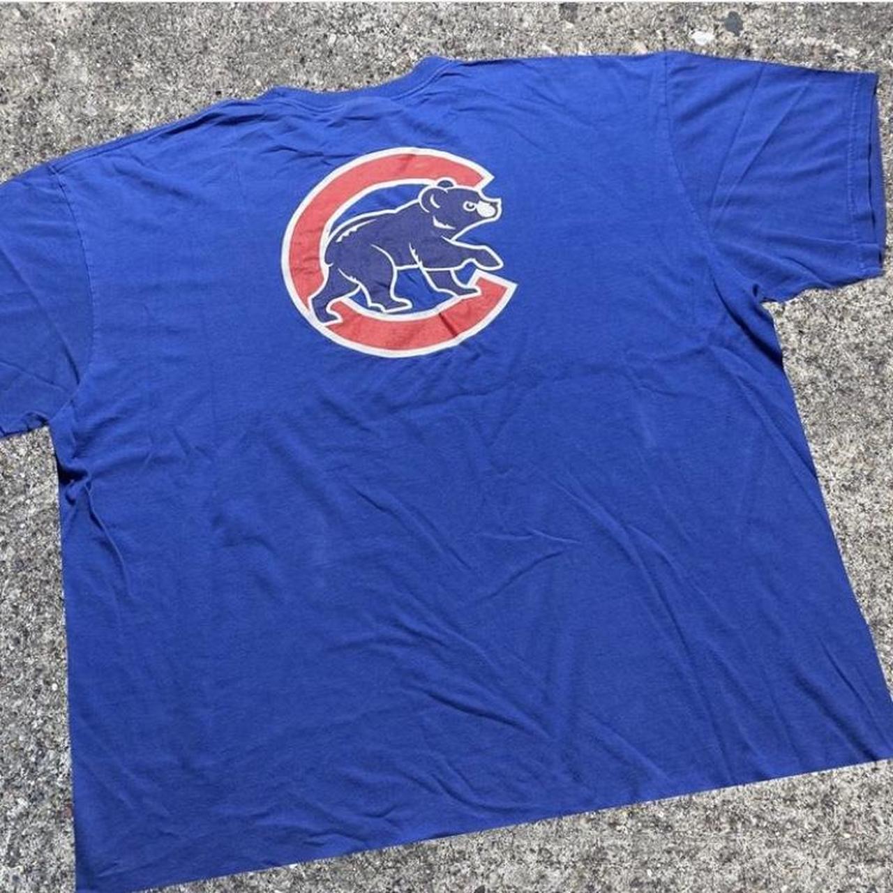 Chicago Cubs Center Swoosh Tee Free shipping USA - - Depop