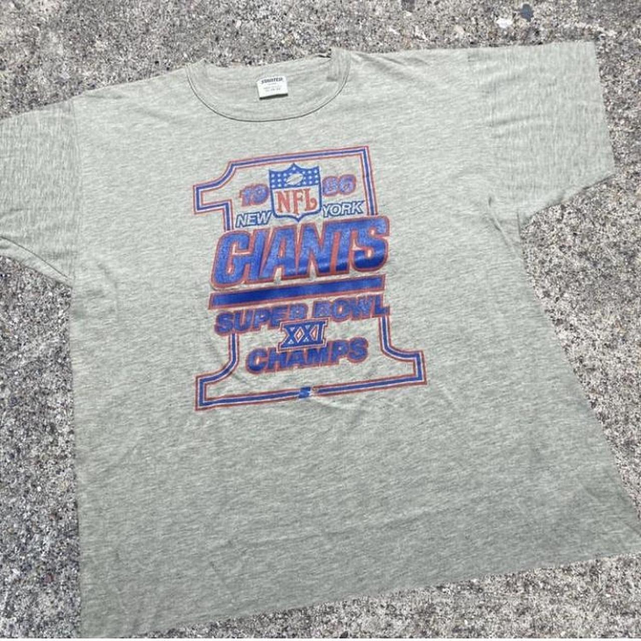 New York Giants Football Super Bowl Vintage Graphic T-Shirt