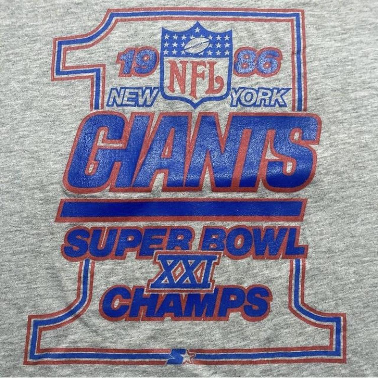 VINTAGE New York Giants Shirt Boys Youth XL White - Depop