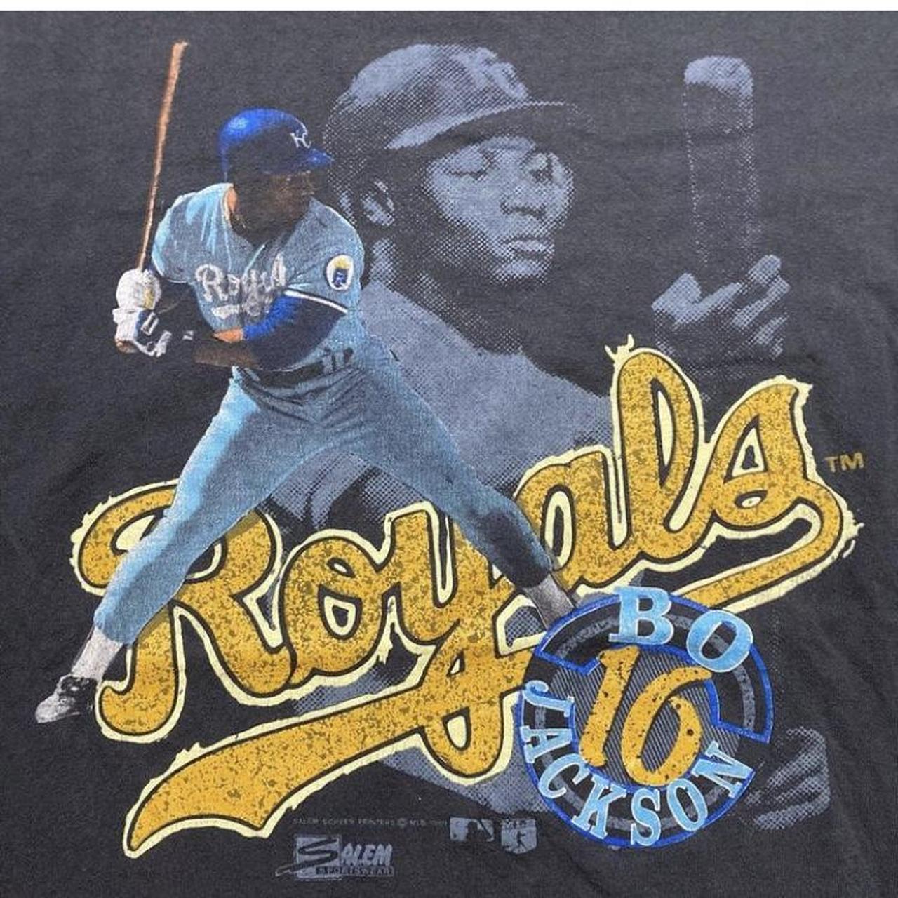 Vintage Bo Jackson T Shirt Salem Baseball Royals SIZE X-Large