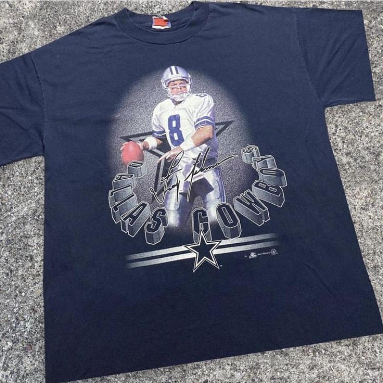 Dallas Cowboys Vintage Art Kids T-Shirt