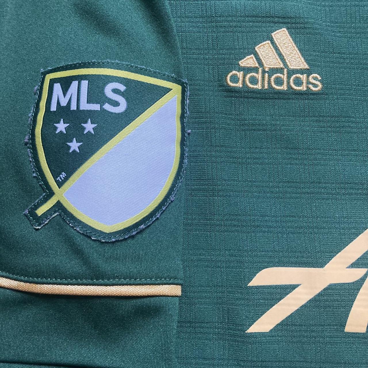 MLS+Portland+Timbers+Alaska+Airlines+adidas+Climalite+2018+Jersey+