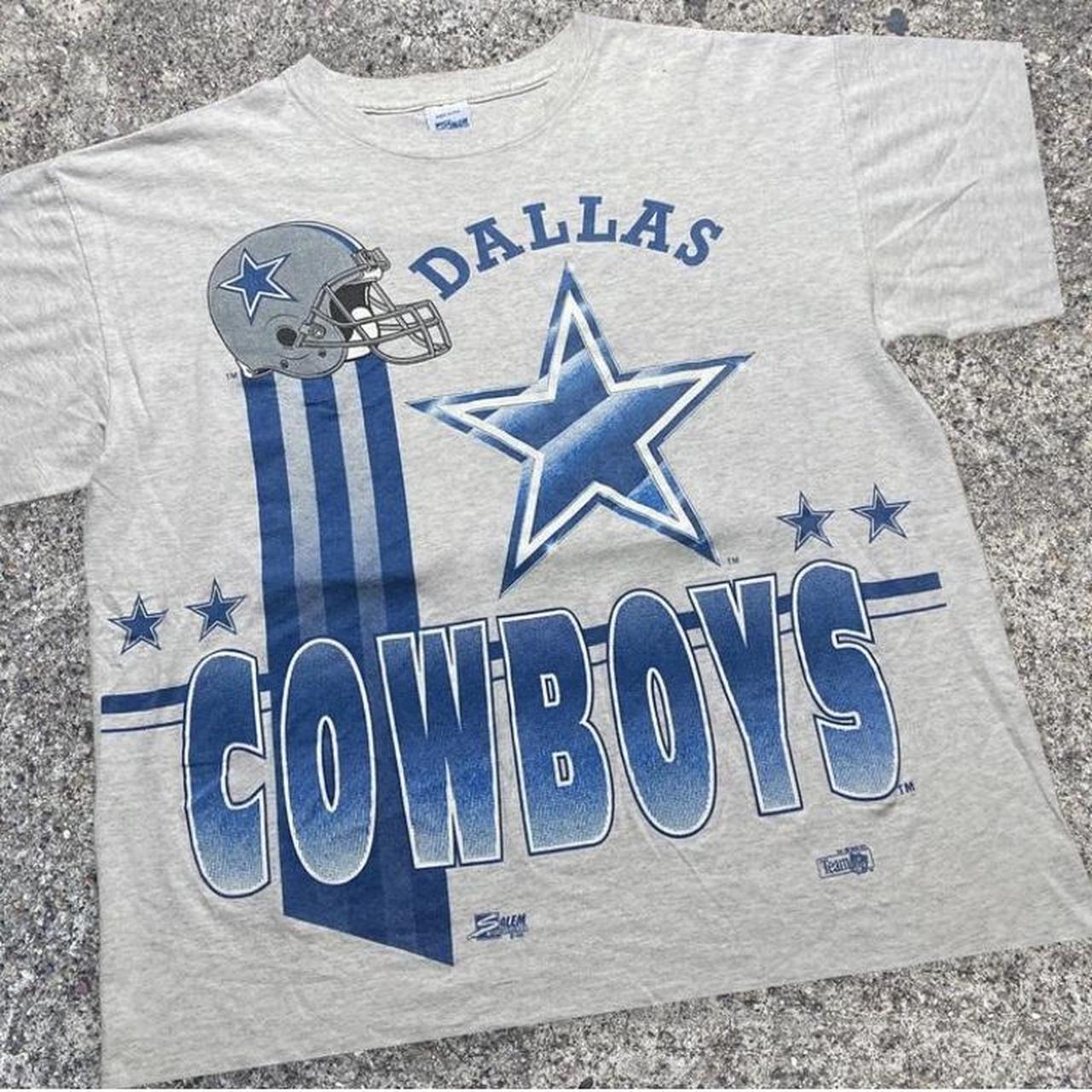 Vintage NFL (Salem) - Dallas Cowboys Helmet T-Shirt 1992 X-Large