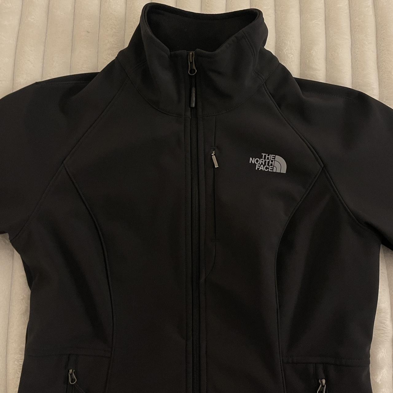 North face zip up jacket // great for winter // worn... - Depop