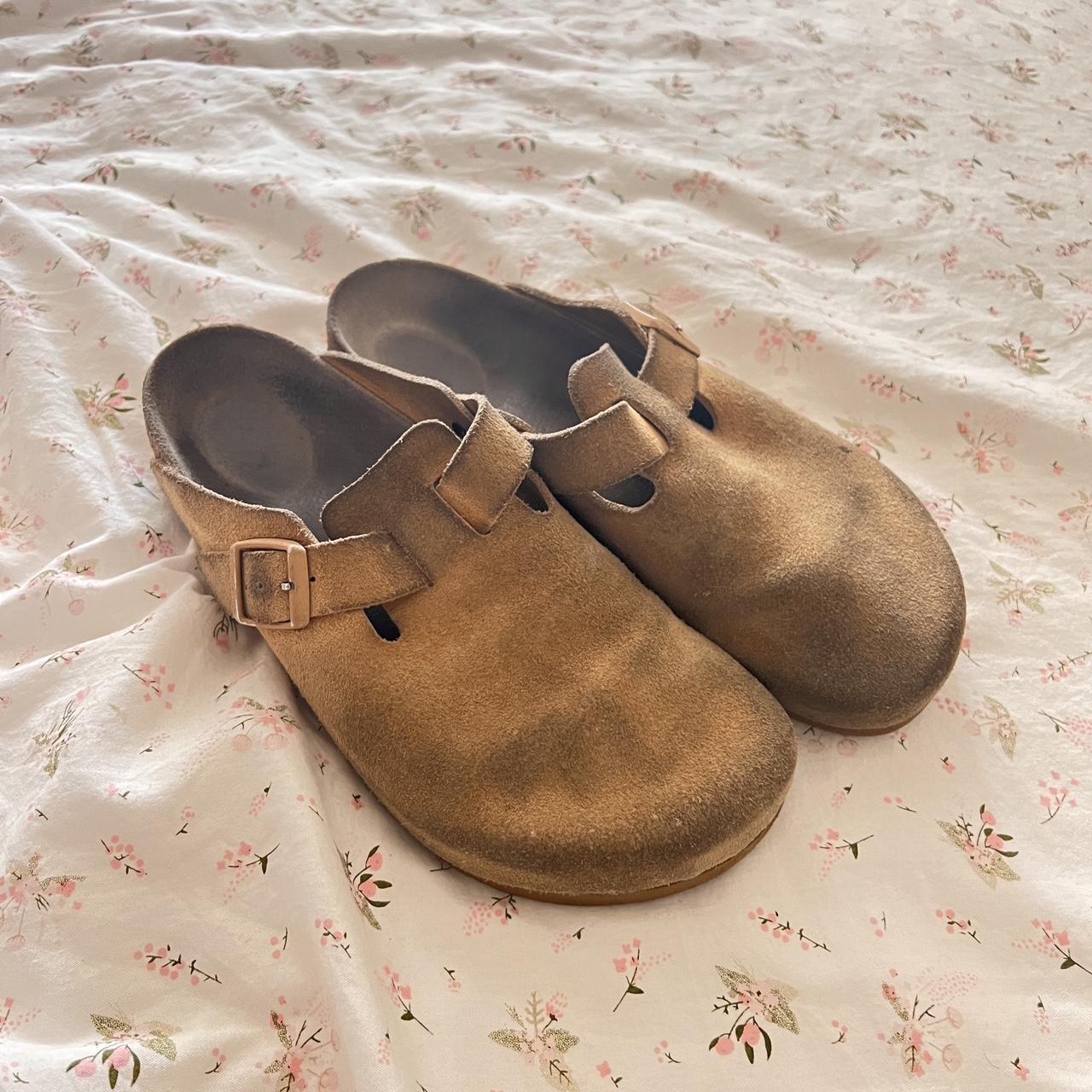 Limited Edition Birkenstock Boston Suede Leather Depop   P0 