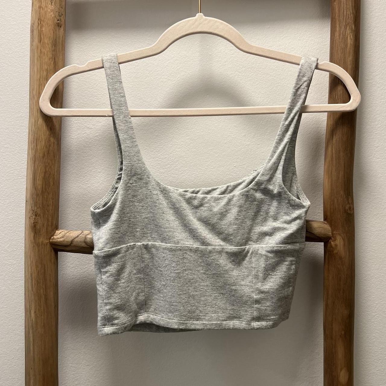aritzia Wilfred free tiny tank in light blue size small - Depop