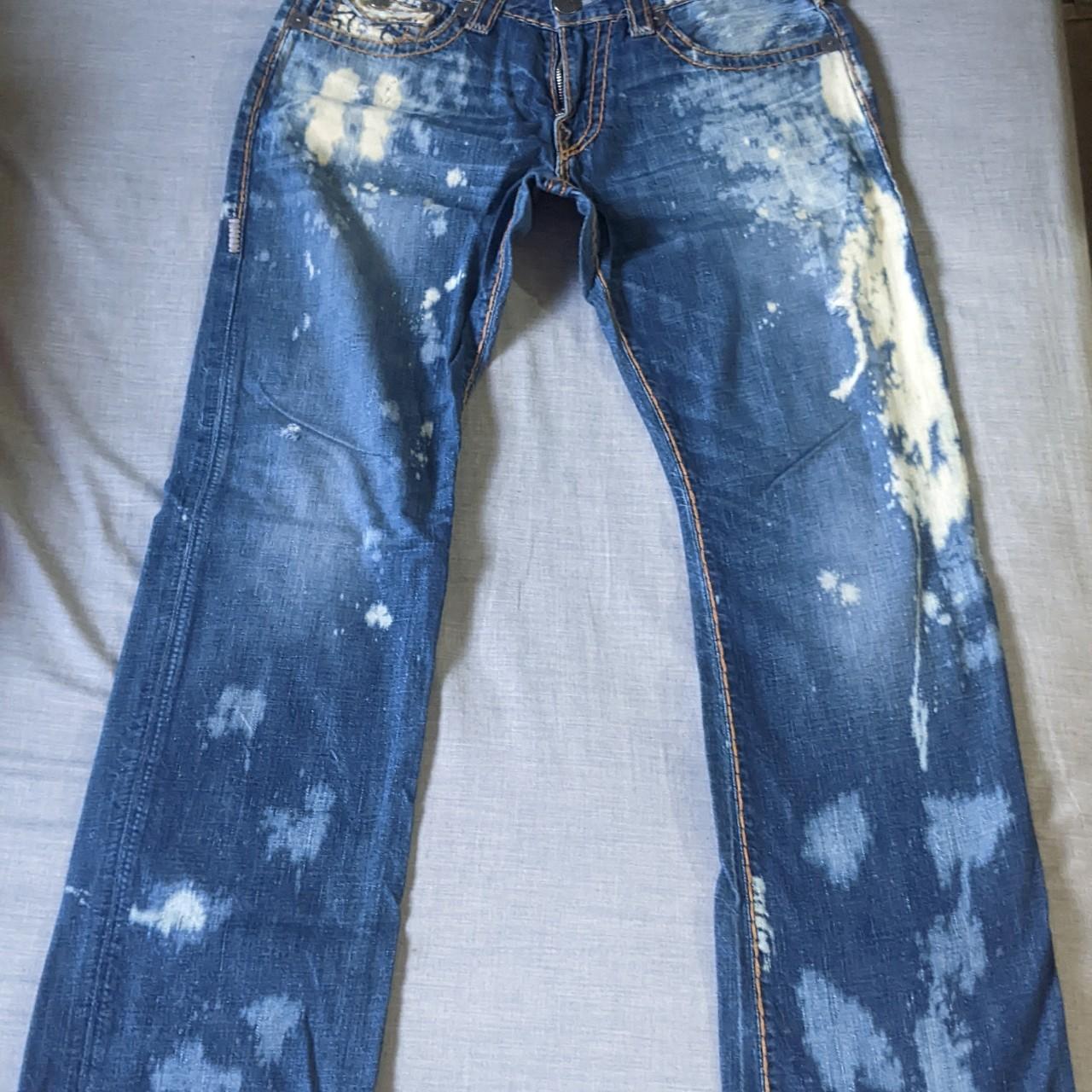 True Religion Men S Blue Jeans Depop