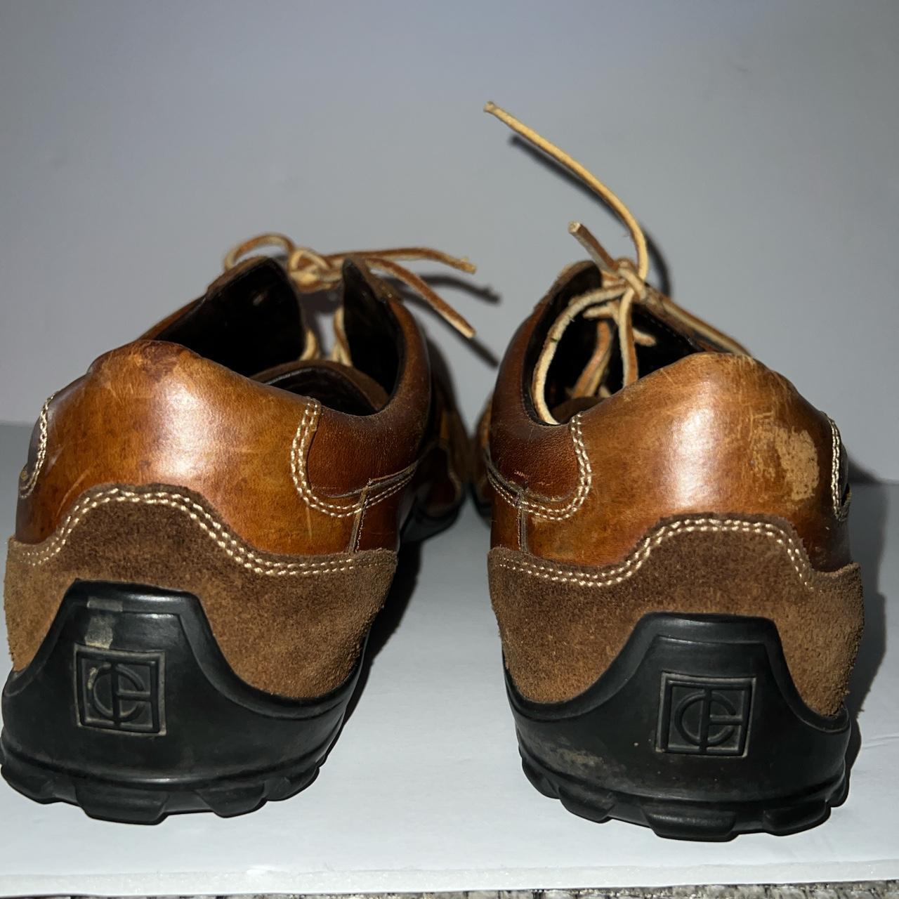 Cole Haan Mens C02163 Brown Suede Leather Casual... - Depop