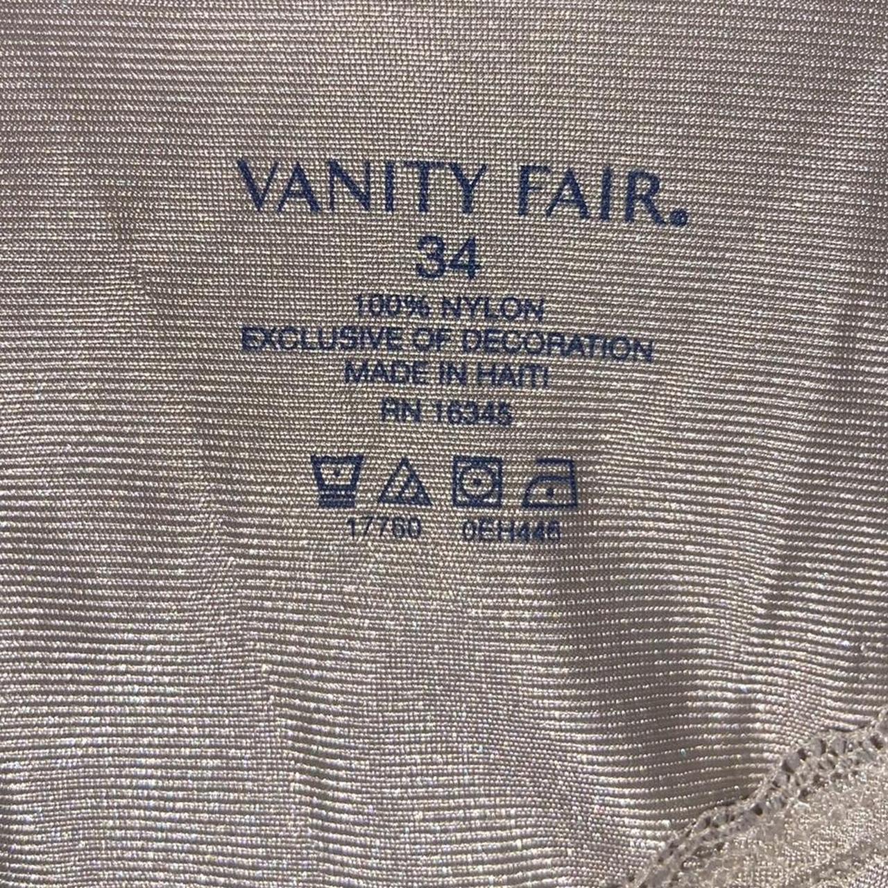 Nude Vanity Fair Slip Cami -fits size small-medium... - Depop