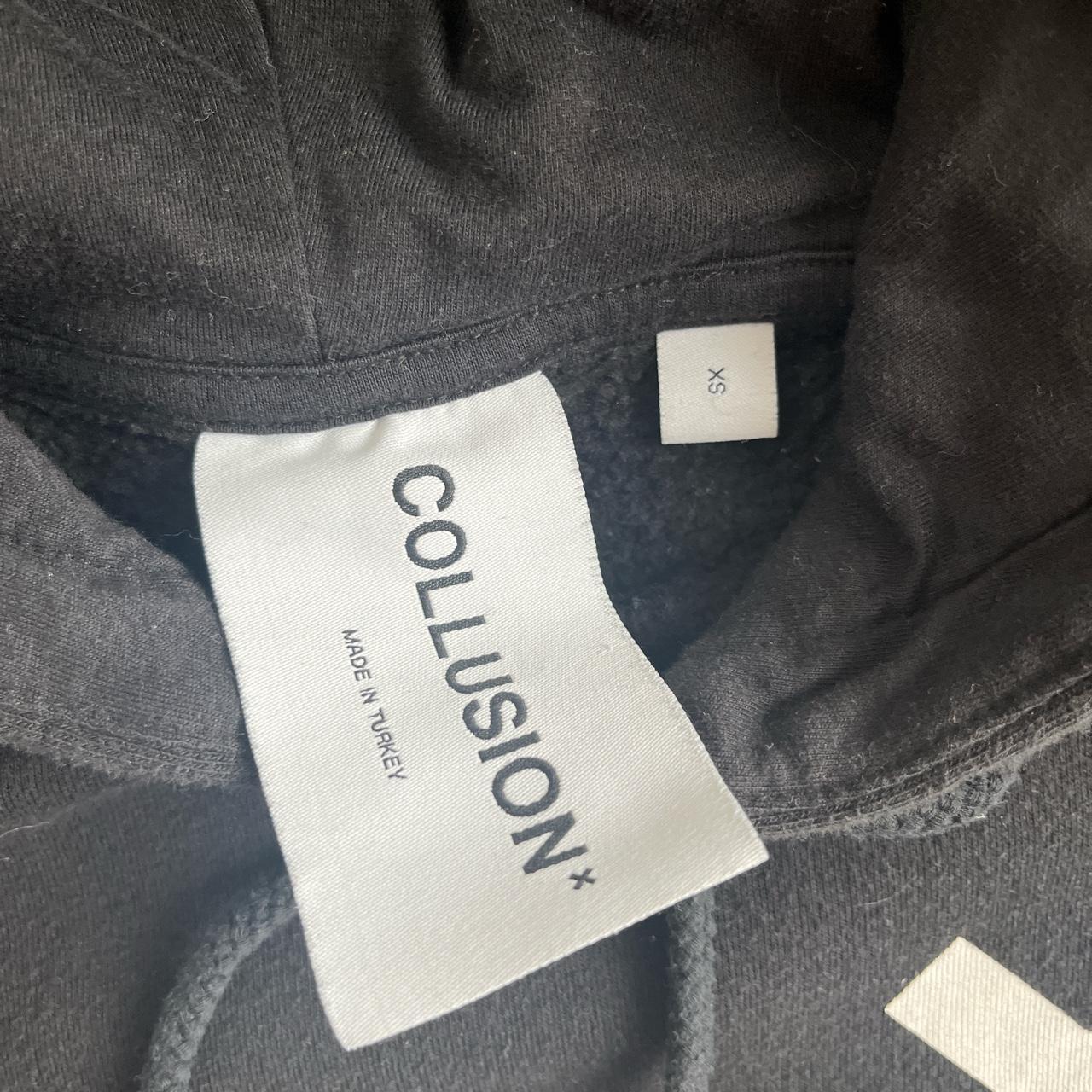 Collusion hoodie online black