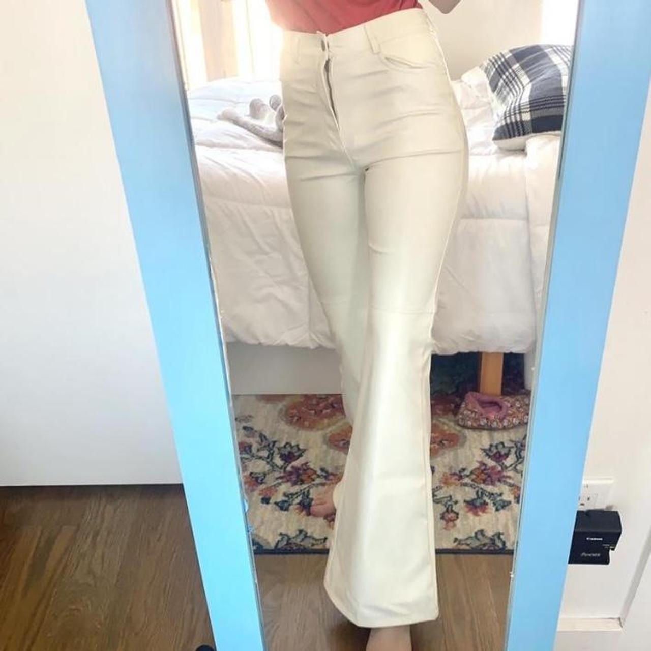 White flares fashion zara