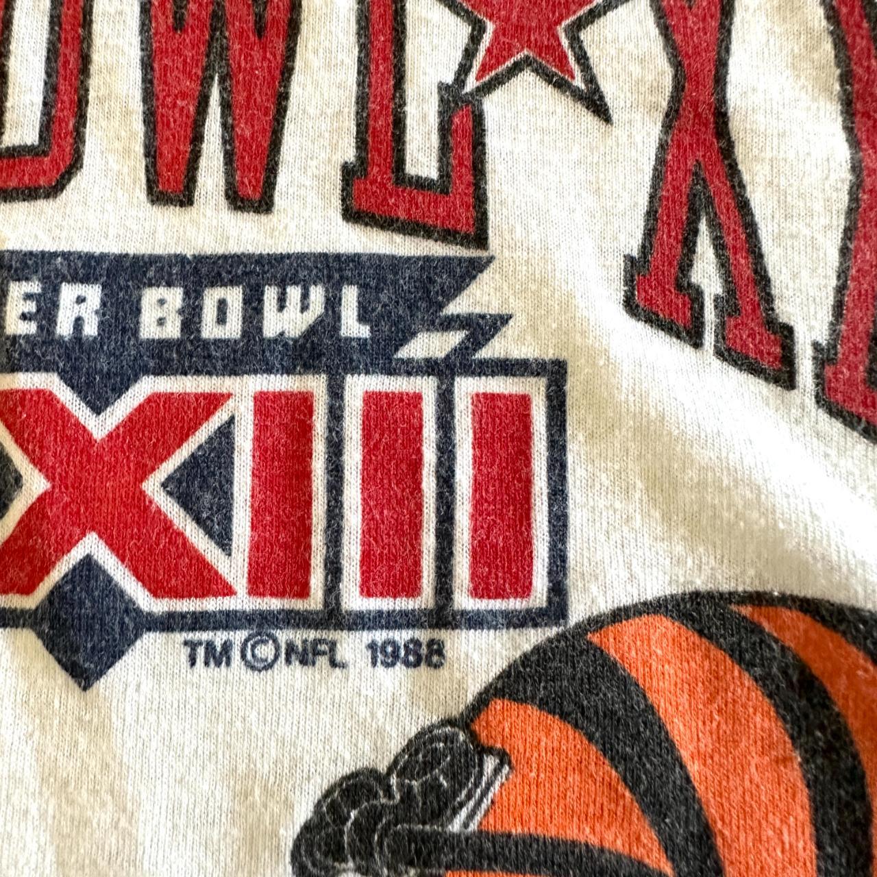 VINTAGE 1989 Cincinnati Bengals Super Bowl XXIII - Depop