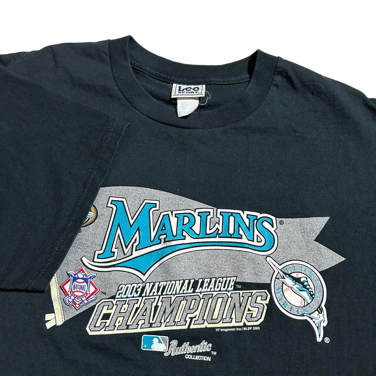 Vintage 2003 Florida Marlins NLCS Champions shirt, - Depop