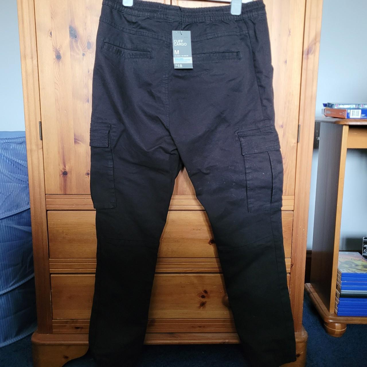 Cuffed cargo pants Size Medium New with... - Depop