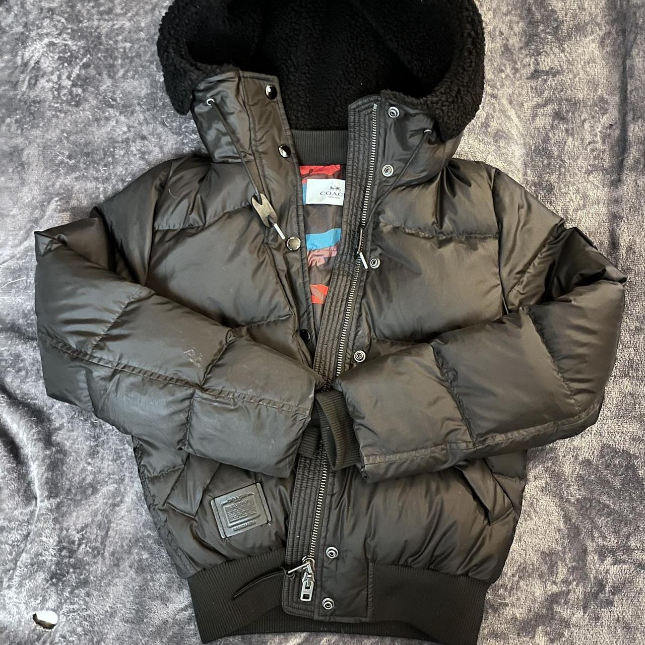 Coach Women's Black Jacket | Depop